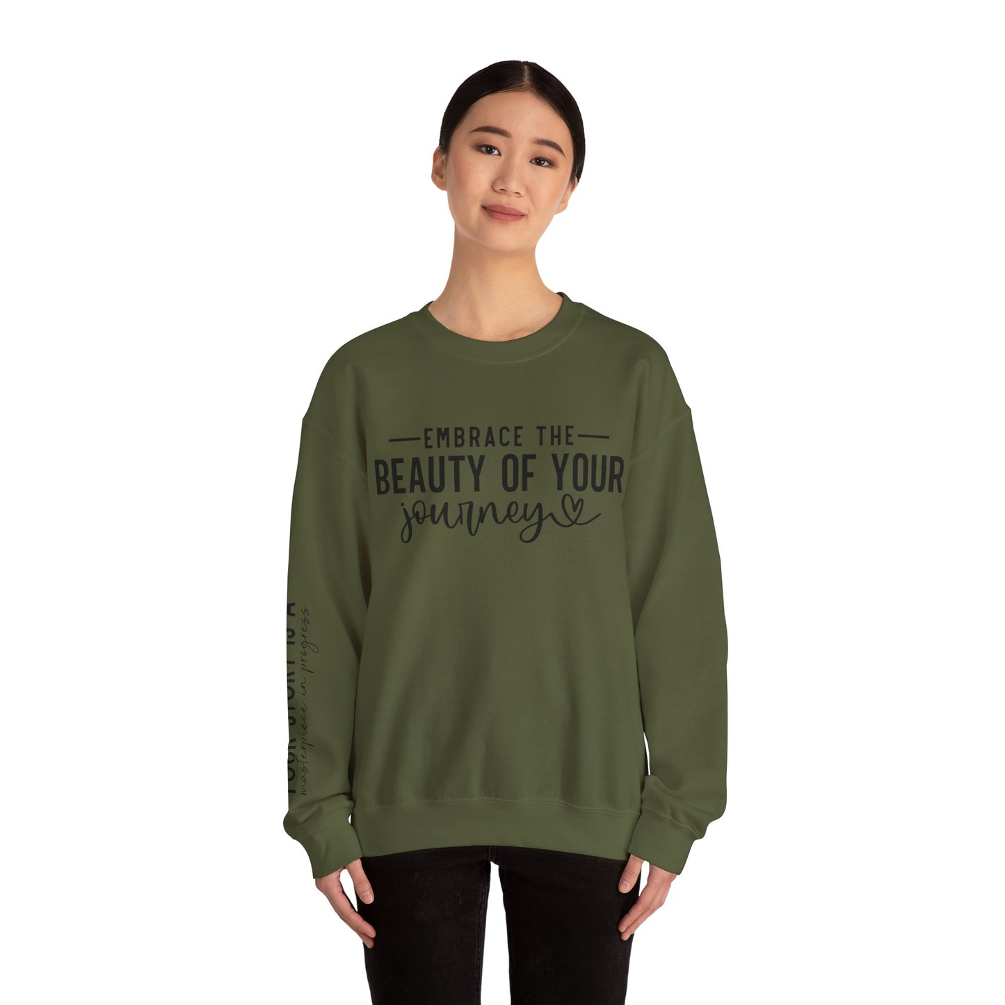 Embrace The Beauty Of Your Journey Unisex Crewneck Sweatshirt