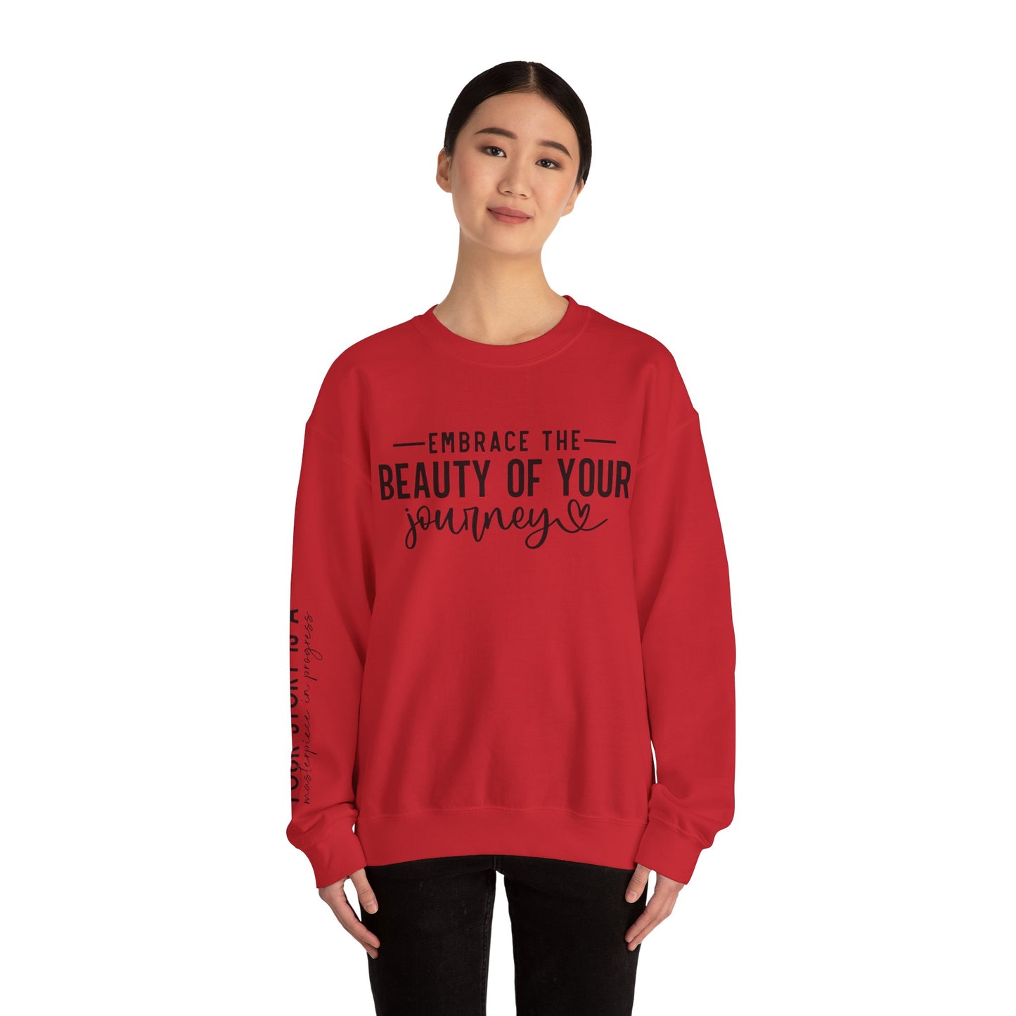 Embrace The Beauty Of Your Journey Unisex Crewneck Sweatshirt