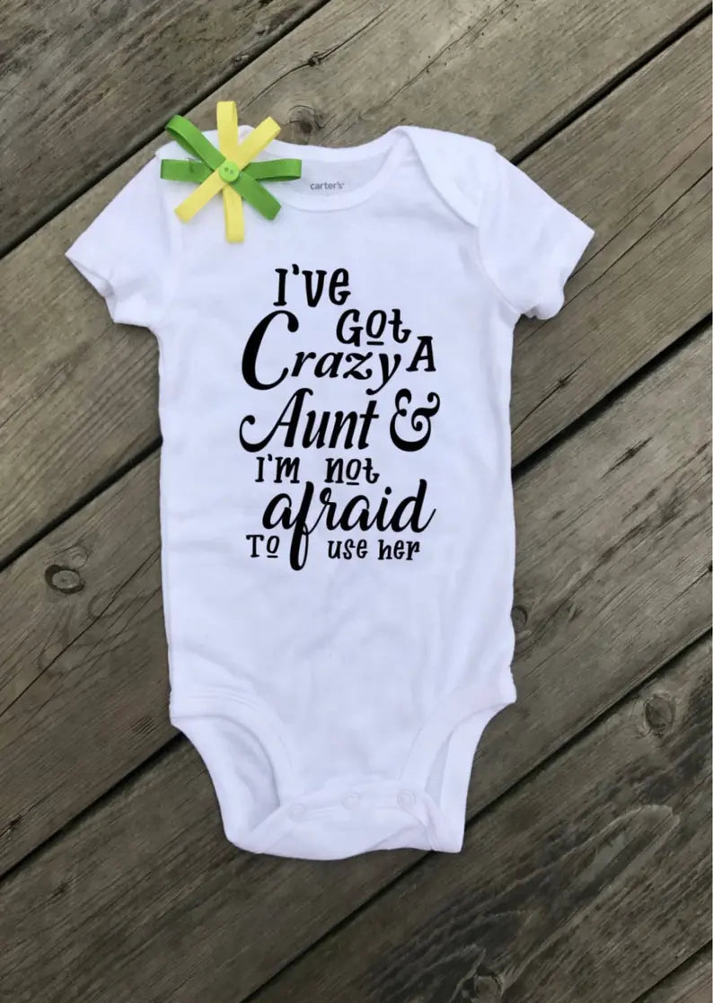 Crazy Aunt Unisex Onesie